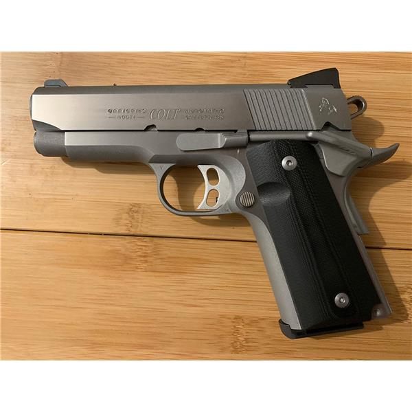 1911/1991 Commander Colt 1911 MK IV Officers ACP Stainless .45 3 inch " barrel