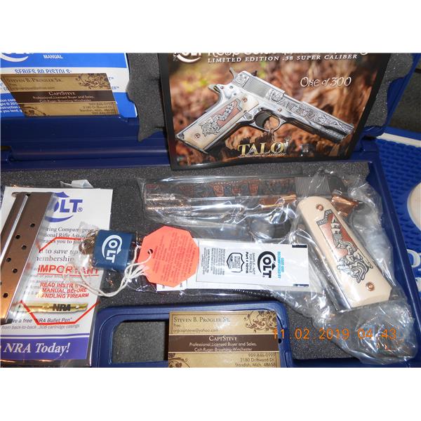 .Colt Colt Dragon & Mex Heritage Gold, Complete 38 Super Unfired .38