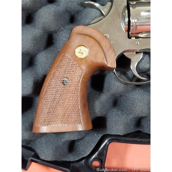 .357 Mag. 1964 COLT PYTHON 4" NICKEL - GORGEOUS! 4 inch " barrel