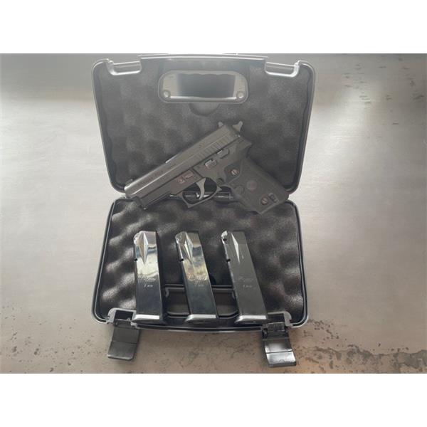9mm Luger (9x19 Para) Sig Sauer P229 9MM Rails w/ Crimson Trace 798681304172 229R-9-BSS 3 inch " barrel