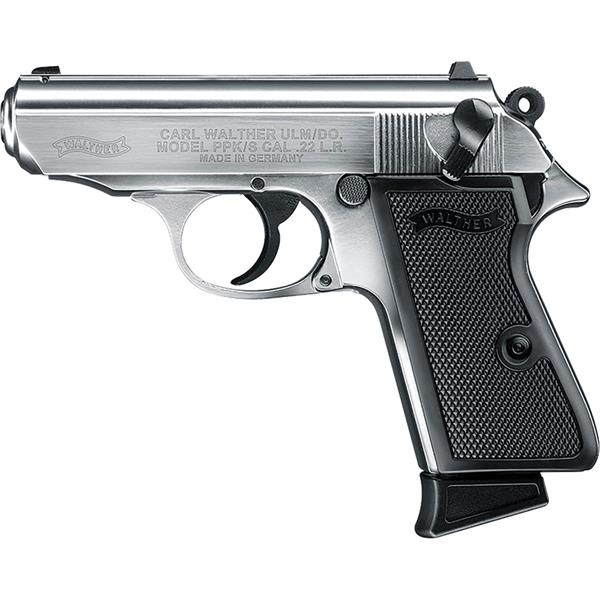 9mm Luger (9x19 Para) TP9SA Canik Walther PPK/S in .22lr With 3.3" Barrel and 1-10 Round Mag Stainless Steel 5 inch " barrel