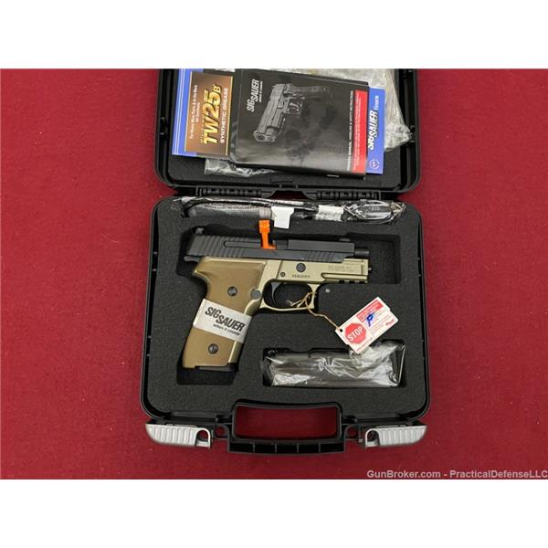 9mm Luger (9x19 Para) New Sig Sauer P229R 15rd Combat Flat Dark Earth FDE Two Tone