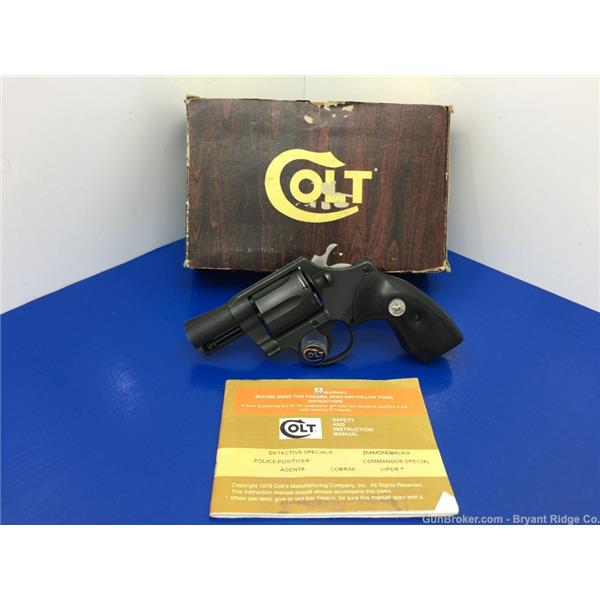 .38 Spl. 1985 Colt Commando Special 38 Spl Black 2" *AMAZING SHORT PRODUCTION MODEL* 2 inch " barrel