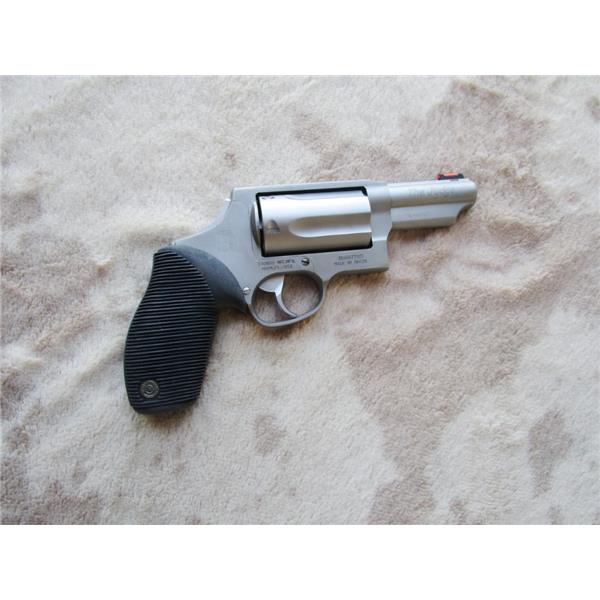 .410 Taurus JUDGE 45LC/410 3" DAO ALL STAINLESS BOBBED HAMMER 3 inch " barrel