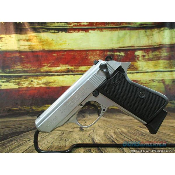 .22 Long Rifle Walther PPK/S 22 Nickel Plated LR 3.3" New (5030320)