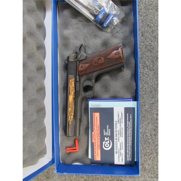 .45 ACP 1911 Series 80 Colt 1911A1 45 5" Commemorative w Box NIB Nice 5 inch " barrel