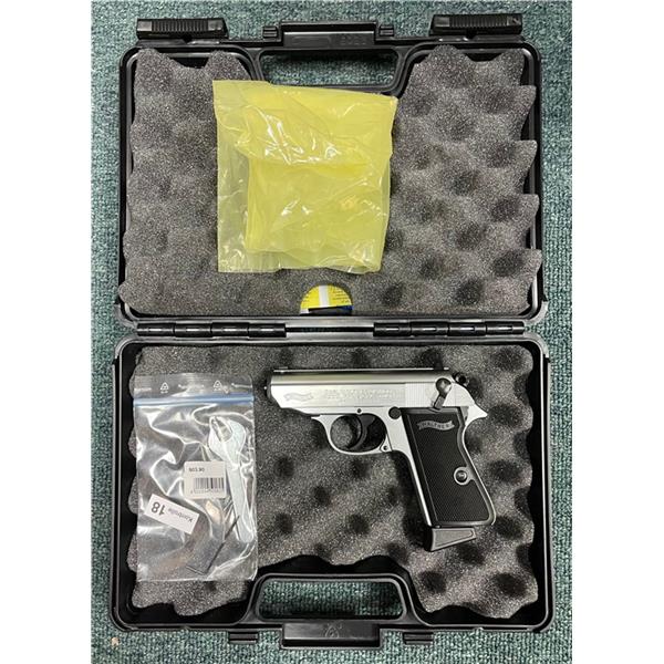 .22 LR Walther PPK/S 22 Nickel NIB - No Reserve