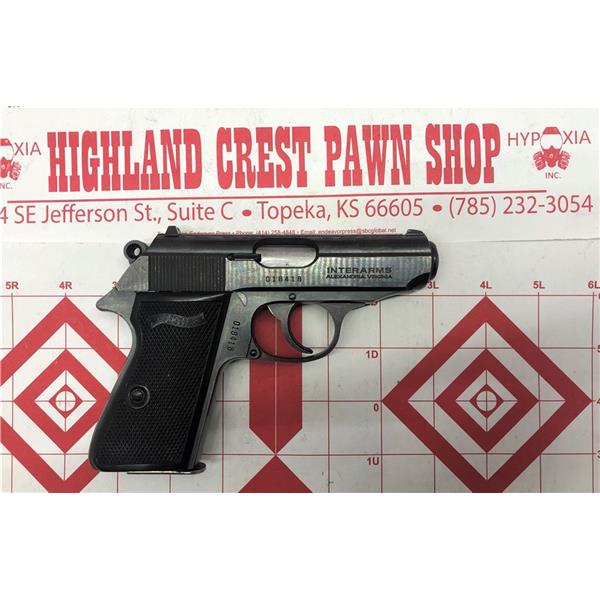 .380 ACP Walther PPK/S Interarms import blued Semi Auto Pistol