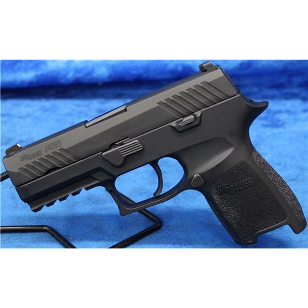 9mm Luger (9x19 Para) Sig Sauer P320c P320 Compact Semi-Auto Black Carry Pkg No Reserve 3234408 4 inch " barrel