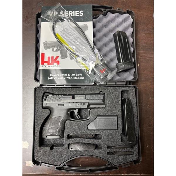 9mm Luger (9x19 Para) Heckler & Koch, HK VP9SK, w/3 magazines IWB holster 4 inch " barrel