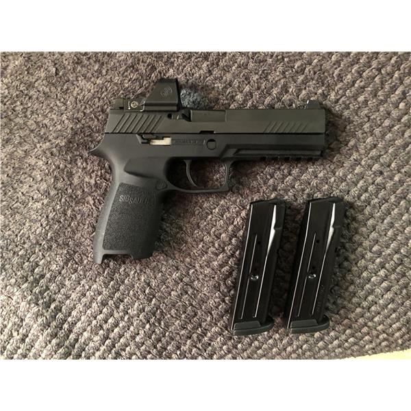 9mm Luger +P (9x19 Para) Sig Sauer P320 RXP FULL-SIZE 5 inch " barrel