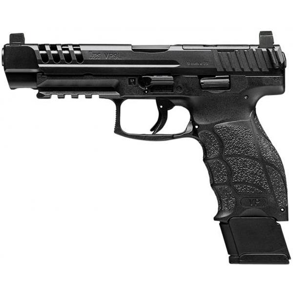81000591 Heckler & Koch HK, VP9L Optics Ready, 9MM, 5" Round, 20+1 Black 642230262119