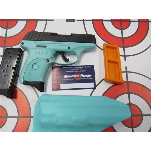 9mm Luger (9x19 Para) EC9s Ruger EC9 S Lightly used 9 MM Robin Egg Blue 3 inch " barrel