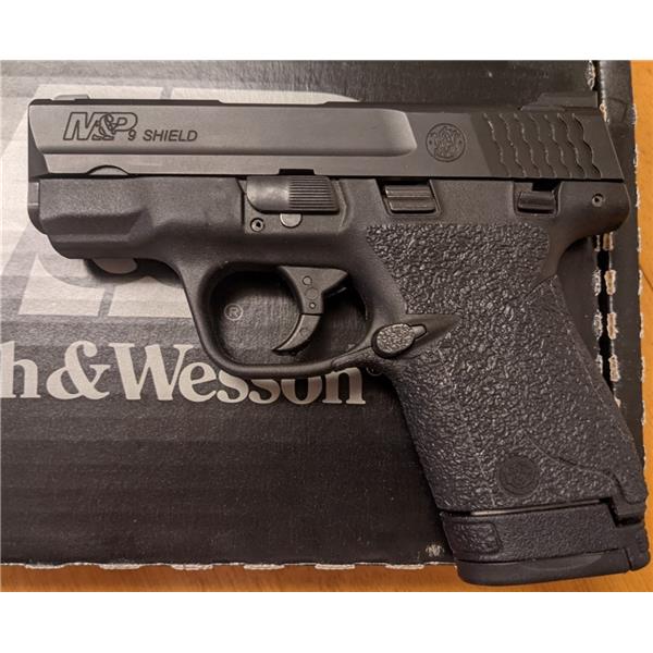 9mm Luger (9x19 Para) M&P9 Shield Smith & Wesson MP w Ameriglo I-dot night sights and talon grips 180021 3 inch " barrel 022188147216