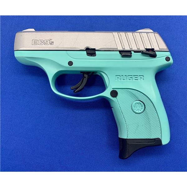 9mm Luger (9x19 Para) Ruger EC9s Two Tone Pistol 3" 456-27584W-Mag 3 inch " barrel