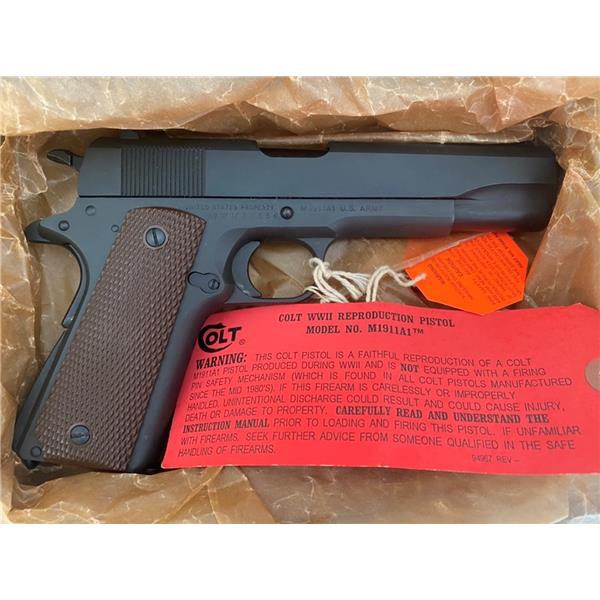 .45 ACP 1911/1991 Government Colt Custom Shop Reproduction WWII M1911A1 (01911A1) 5 inch " barrel