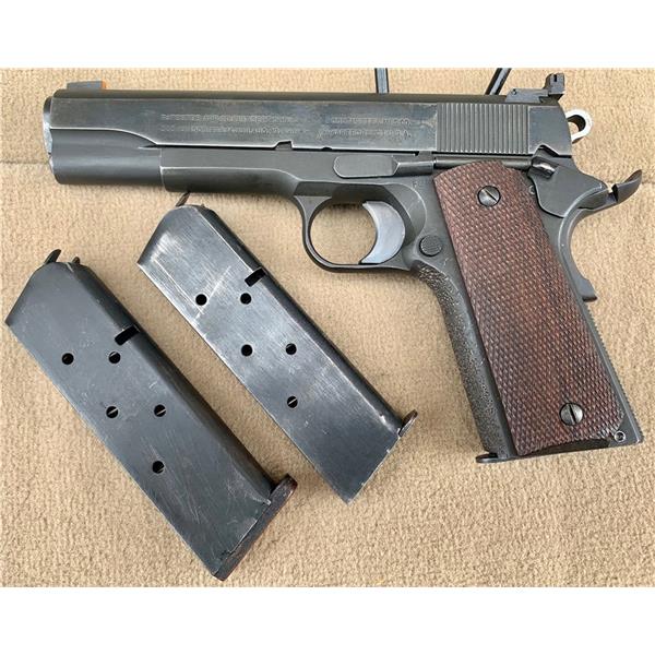.45 ACP Remington Rand Colt M1911A1 (1944) - .45ACP 3 mags Pachmayr custom 5 inch " barrel