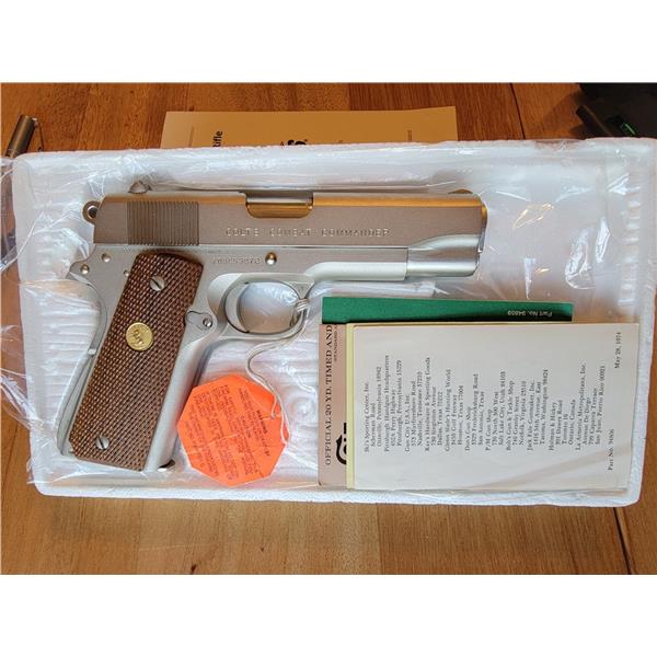 .45 ACP 1911 Beautiful Mint Unfired 1977 Colt Combat Commander Series 70 45acp 4 inch " barrel
