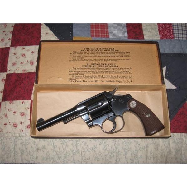 .38 Spl. 1st ISSUE 1924 Colt Police Positive Special 38 4" original box NO RESERVE! 4 inch " barrel