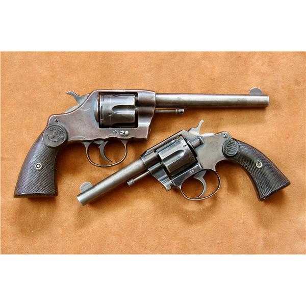 .38 S&W Police Positive 2 Colts, P.P. & D.A. 38's V. Good/Excellent 4 inch " barrel