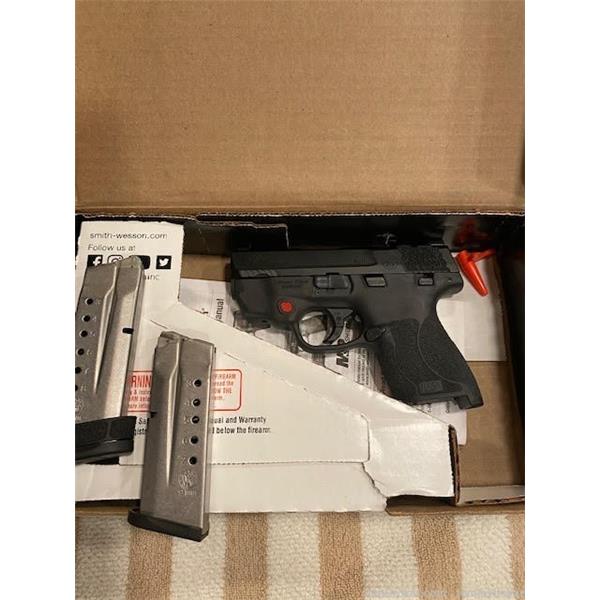 9MM M&P 9 Shield Smith & Wesson S&W MP w/ Built in red laser sight! _ Like New In Box (Never Fired!) 3 inch " barrel