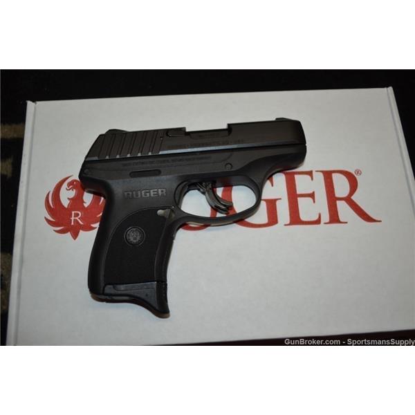 9mm Luger (9x19 Para) Ruger EC9s Black/Blued 1-7rd Mag NIB 3283