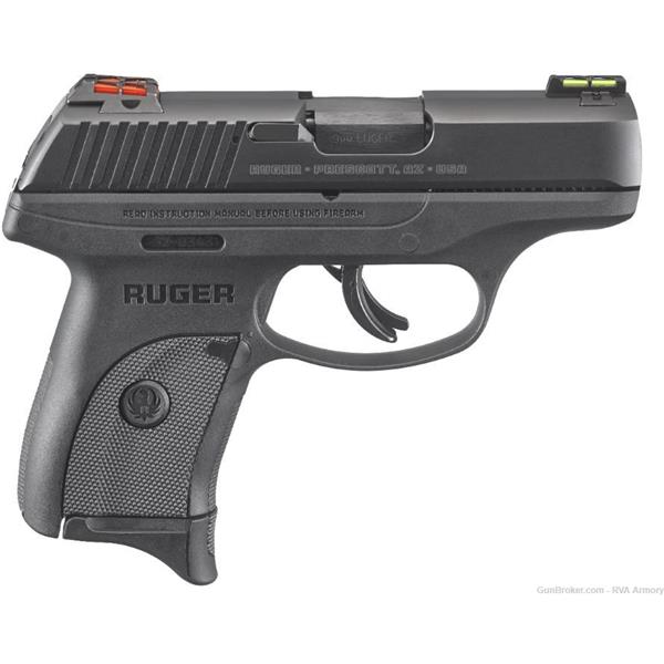 9mm Luger Ruger / Sturm, & Co. New LC9s Hi-Viz Fiber Optic Sights No Reserve 736676032709 3 inch " barrel
