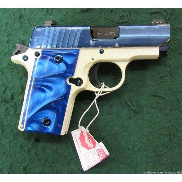 Sig Sauer P238 380 .380 ACP Blue Ice NIght Sights 238-380-BICE New 798681512621