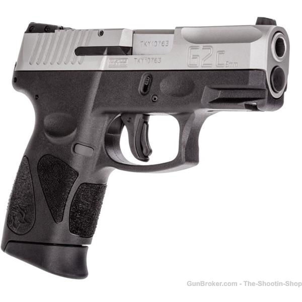 9mm Luger (9x19 Para) PT-111 Millenium G2 Taurus Model G2C 9MM Compact Pistol 12RD 2-Tone Stainless PT111 C MS NEW 725327616047 1-G2C939-12