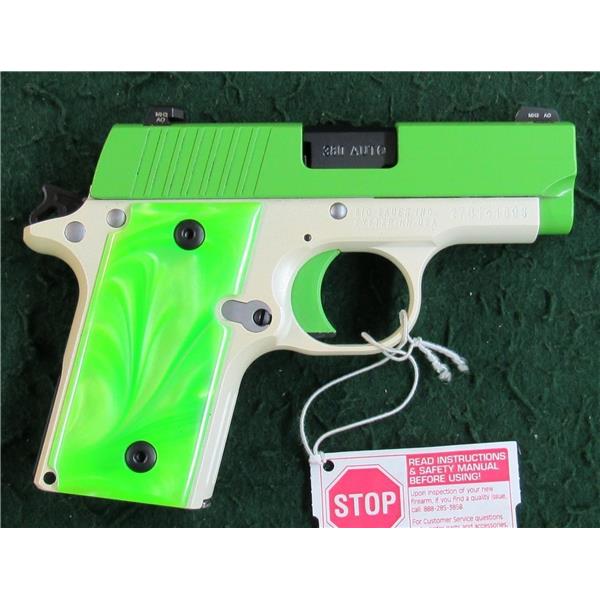 .380 ACP Sig Sauer P238 238 Green Envy 380 Auto NEW 798681512546 238-380-ENVY