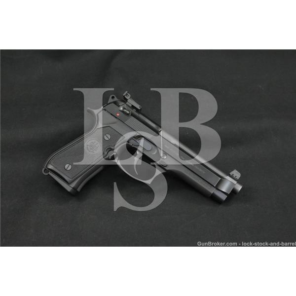 9mm/.40 S&W/.45 ACP Beretta 92FS 92 FS J92F300 4.9" 9mm Black Bruniton Semi Auto Pistol, 1998