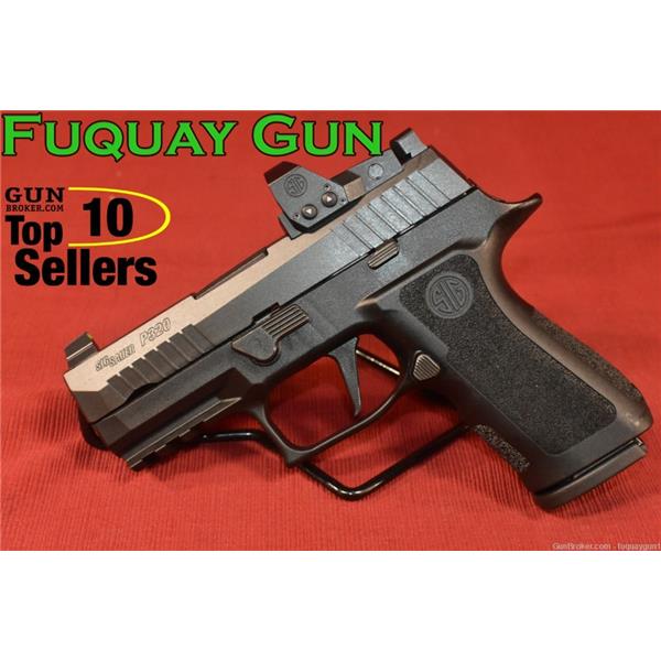 9mm Luger SIG SAUER P320 XCompact 9x19mm 3.6" Bbl 15+1 Capacity W/ Romeo1 PRO Optic T63316 (used no box) 3 inch " barrel