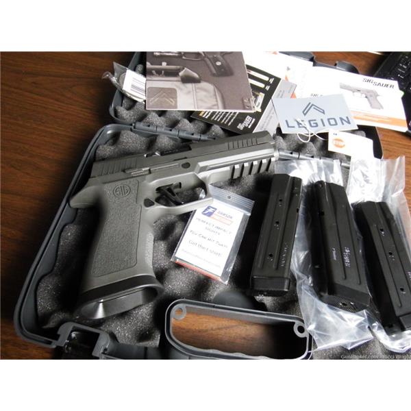 9mm Luger P320 X-Five Legion Sig Sauer X5 5 inch " barrel