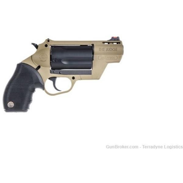 .45 LC/.410 TAURUS JUDGE PUBLIC DEFENDER POLYMER 410 BORE | 45 COLT THE 725327612360 2-441021FDE 2 inch " barrel