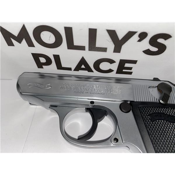 .22 LR Walther Arms PENNY AUCTION! PPK/S 22LR Pistol-Nickel (1)10 RD 5030320 723364200267