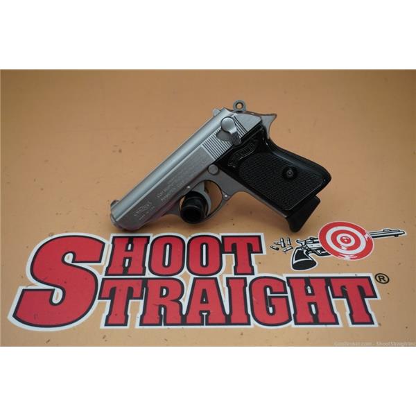 .380 ACP Walther Arms PPK Stainless .380ACP 3.3" $10S&H NoCCFees 3 inch " barrel