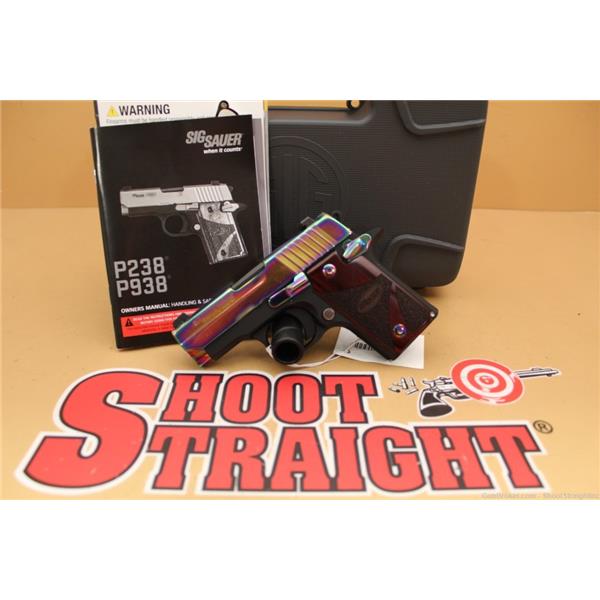 .380 ACP Sig Sauer P238 Rainbow .380ACP 2.7" NEW 238-380-RBT $10S&H NoCCFees 2 inch " barrel