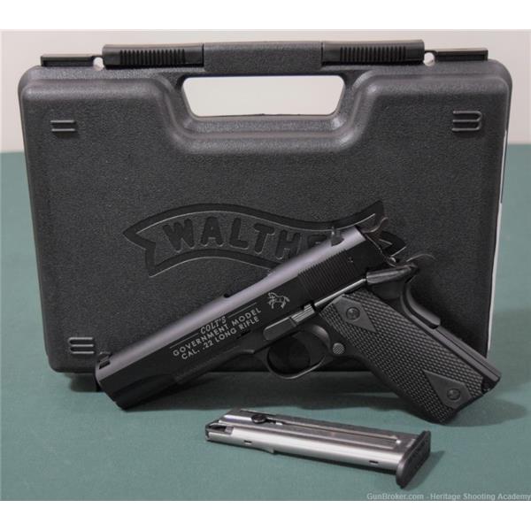 .22 LR 1911 GOVERNMENT Walther Arms Colt A1 Government Model 22LR 5" Black 517030410 NIB 5 inch " barrel