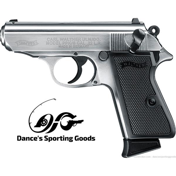 .22 LR Walther Arms PPK/s Nickel .22LR 3.3"BBL w/ 10 Rd Mag NIB 5030320 3 inch " barrel