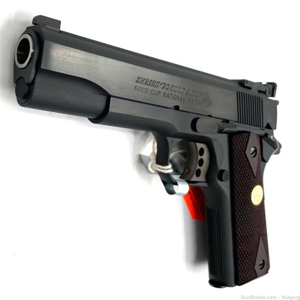 .45 ACP Gold Cup National Match (Series 70) Colts Series 70 1911 45ACP NEW NO RESERVE $.01 098289042927 5 inch " barrel