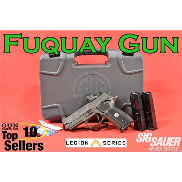 9mm Luger Legion Compact SAO SIG Sauer P229 LEGION RXP COMPACT 3.9" BBL 10+1�229R-9-LEGION-SAO-RXP 798681626625 V223209 3 inch " barrel