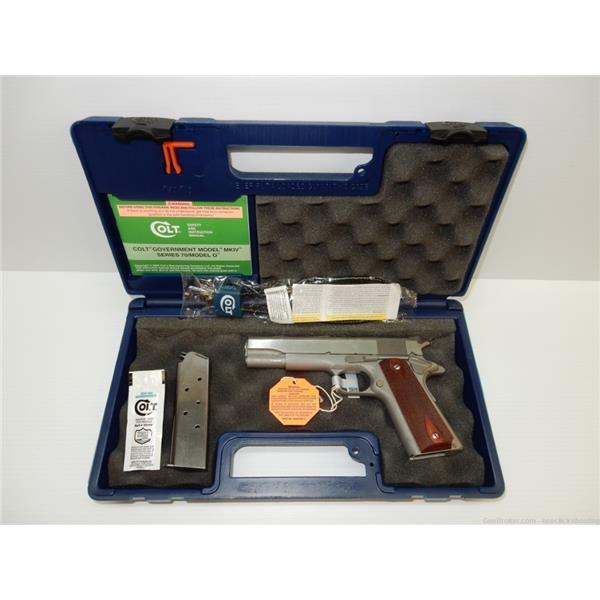 .45 ACP 1911 Classic Colt NM 0911CSSZ 45 5" SS No Roll Marks Sights 5 inch " barrel 01911CSSZ