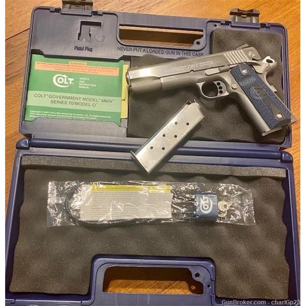 1911 GOVERNMENT SERIES 70 Colt Government Model Competition Series .45 ACP 5 inch " barrel