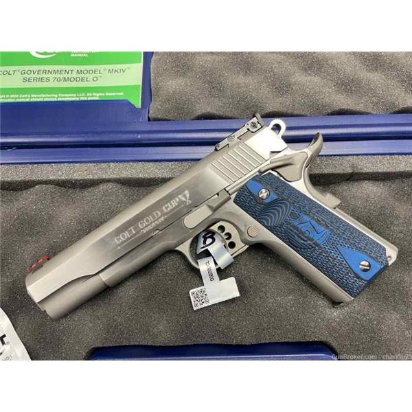 1911 Gold Cup Trophy Colt .45 ACP Series 70 5 inch " barrel