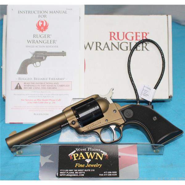 Ruger / Sturm, & Co. RUGER WRANGLER, .22 LR, 4.62" BRL, 6 RND (02004) 736676020041 G-2100338-1 4 inch " barrel