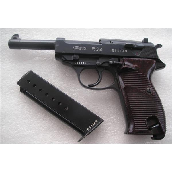 Other Model .38 Spl. Walther Arms WALTHER ZERO-SERIES 3rd ISSUE P.38 RARE PISTOL W/MATCHING S/N MAGAZINE