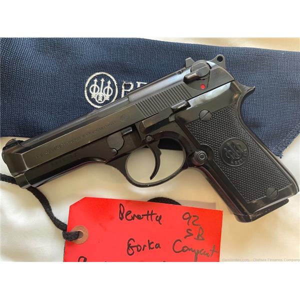 Other Model 9mm Luger Beretta Pietro 92 SB Compact 9mm, made in Italy 4 inch " barrel