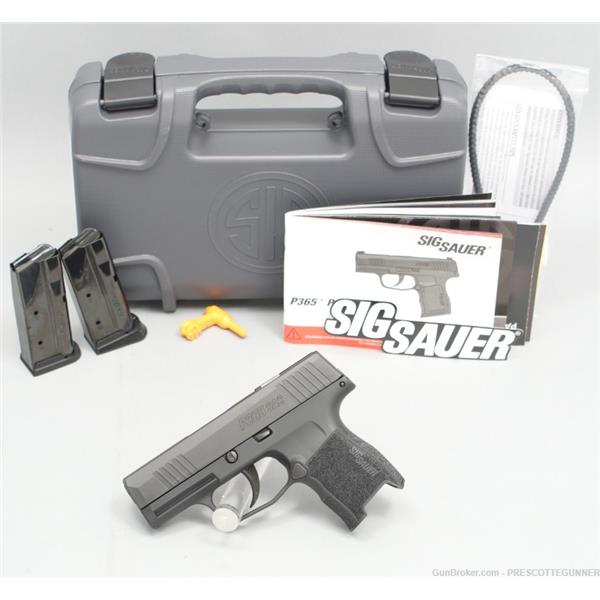 9mm Luger Sig Sauer P365 SAS +P Nitron, Bullseye Sight Micro Compact w/ 10rd Mags 798681629022 3 inch " barrel