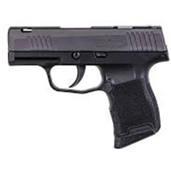 9mm Luger (9x19 Para) P365 Nitron Micro-Compact Sig Sauer SAS BLACK 9MM 2 10 Round Mags NIB 3 inch " barrel W365-9-SAS-C