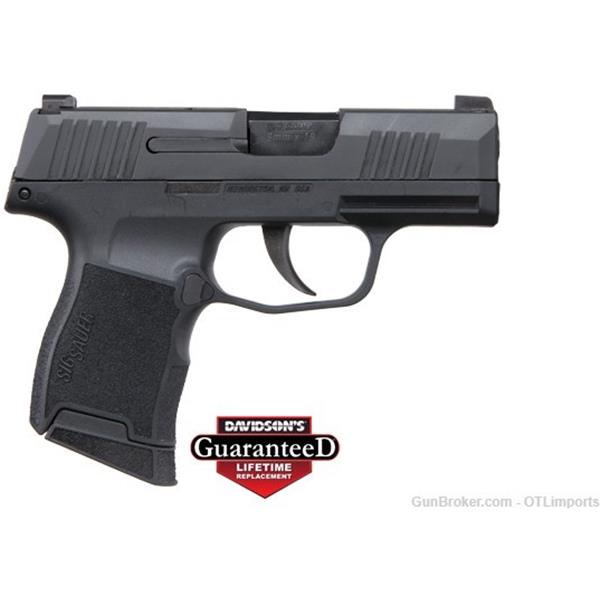 9mm Luger P365 Nitron Micro-Compact NIB Sig Sauer w x2 10 rd mags 1x flush extended 798681572762 3 inch " barrel